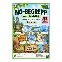 NO-begrepp med bildstöd åk 4 – 102 begrepp i biologi, fysik och kemi – inspirerade av Koll på NO 4