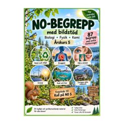 NO-begrepp med bildstöd åk 5 – begrepp i biologi, fysik och kemi – inspirerade av Koll på NO 5