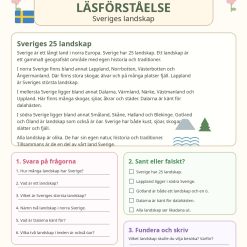 Sveriges 25 landskap!