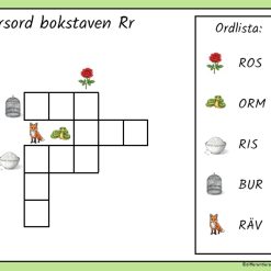 KORSORD i flera nivåer - bokstaven M