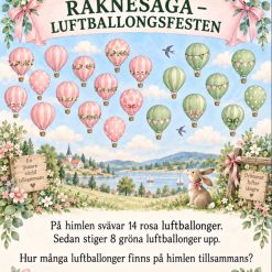 Räknesagor med alla fyra räknesätten!