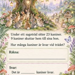 Räknesagor med alla fyra räknesätten!