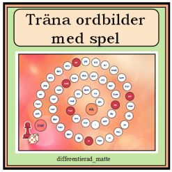 Träna att läsa ordbilder med spel