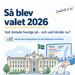 Vad händer efter valet? Från valresultatet igår till regering, SO åk 4-6. (Uppdaterat 14/9)