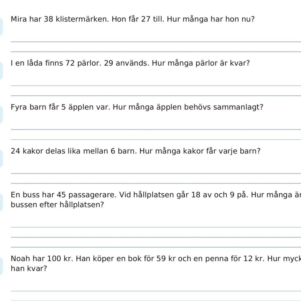 Nationella provet i åk 3 Självtest! (Både svenska och matematik)