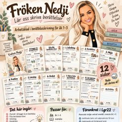Skriva berättelser åk 1-3 – steg för steg | Fröken Nedji lär oss skriva berättelser