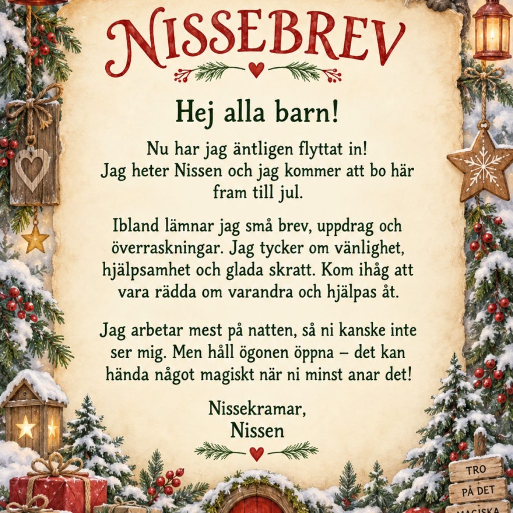 Nissebrev!