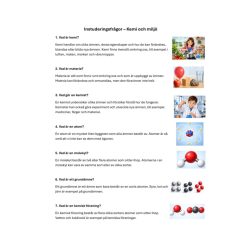 Kemi och miljö åk 5 – instuderingsfrågor med bildstöd, prov & facit | anpassat till Koll på NO 5
