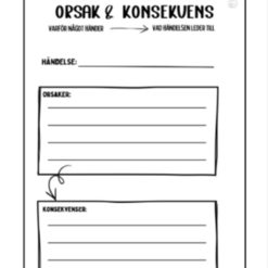 Arbetsblad: Orsak och konsekvens