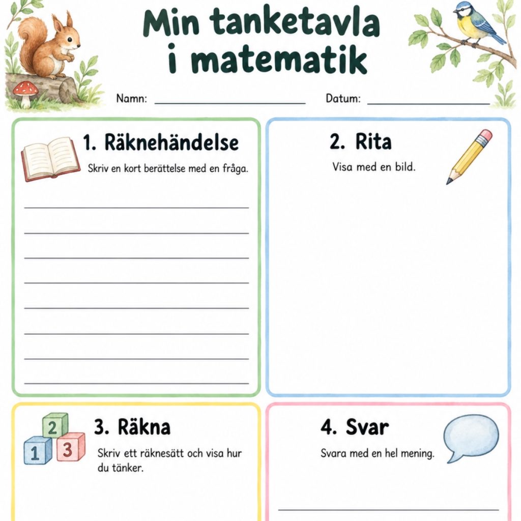 Tanketavla i matematik!