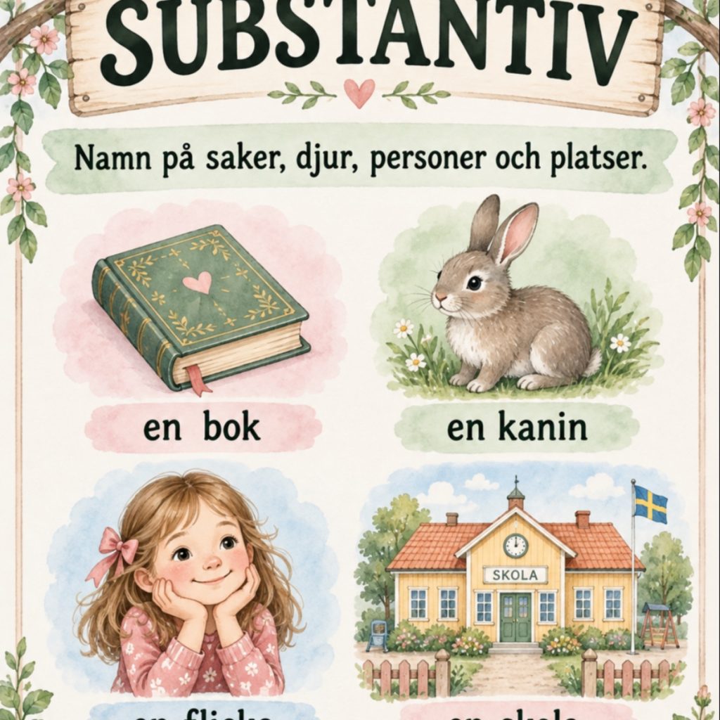 Ordklassposters!