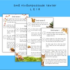 Små korta texter - L E I R