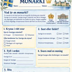 Monarki arbetsblad!