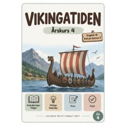 Vikingatiden åk 4 – instuderingsfrågor med bildstöd, begrepp, prov & facit- kopplad till Koll på historia 4