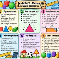 Sexfältare i so, no & ma