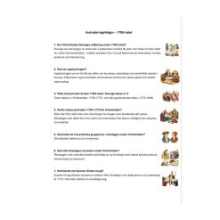 1700-talet åk 6 – instuderingsfrågor med bildstöd, viktiga begrepp, prov & facit| kopplat till Koll på historia 6