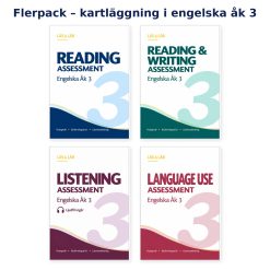 Kartläggning Engelska åk 3 – Flerpack 4 delar (Uppdaterad HT26)