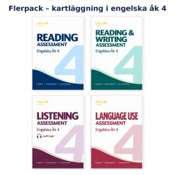 Kartläggning Engelska åk 4 – Flerpack 4 delar (Uppdaterad HT26)