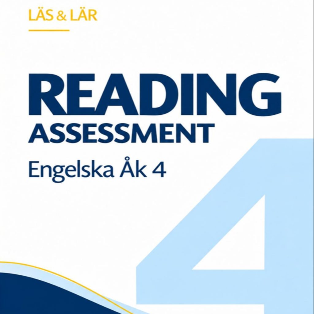 Kartläggning åk 4 Engelska – Reading Assessment Del A