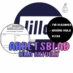 Lilla Aktuellt skola - arbetsblad