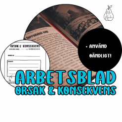 Arbetsblad: Orsak och konsekvens