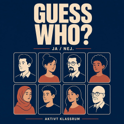 Guess Who: Ja/nej-frågespel med språkstöd (engelska åk 4–6)