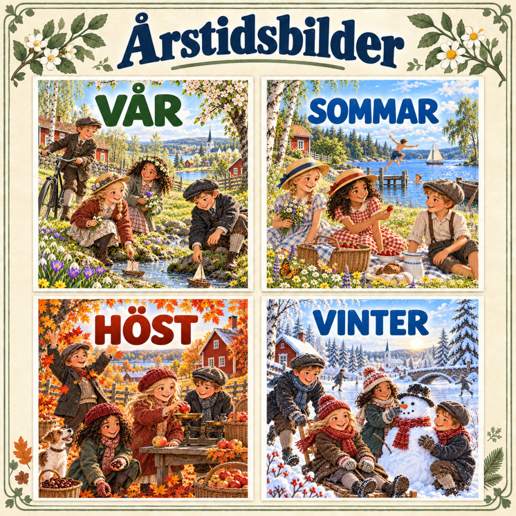 Årstidsbilder + månadsbilder