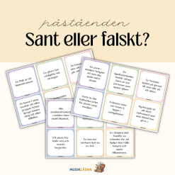 Sant eller falskt? 🎶