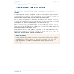 Vem berättar? – perspektiv och läsarens kunskap | Svenska åk 4–6