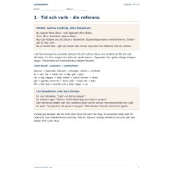 Tempusverkstaden – skriv så att tiden går att följa | Svenska åk 5–6