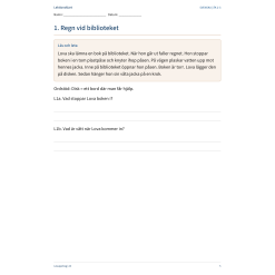 Läsuppdrag – sex fristående läsuppdrag med textstöd | Svenska åk 2–3