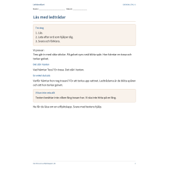 GRATIS – Den försvunna utflyktslappen | Läsförståelse åk 2–3