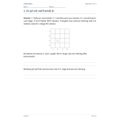 Kodbanan – steg, svängar och felsökning | Matematik åk 2–3