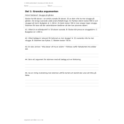 Argument som håller – skriv med belägg | Svenska/SVA åk 4–6