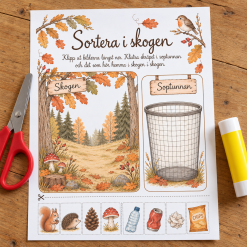 Sopsortera i skogen