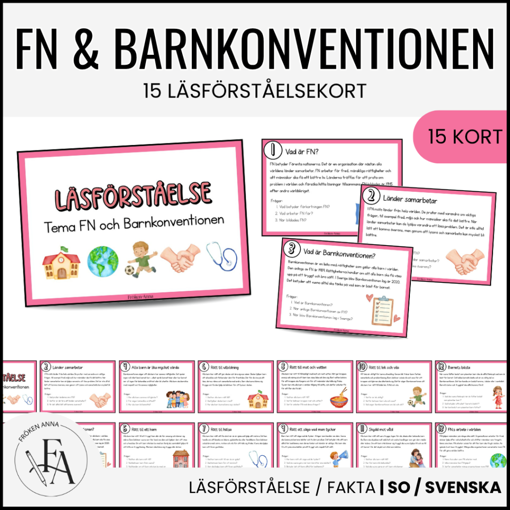 FN & Barnkonventionen Läskort