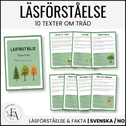 Läsförståelse 10 texter | Träd i Sverige