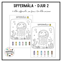 Siffermåla DJUR 2