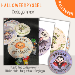 Halloween - Pyssla godisgömmor