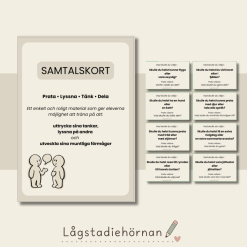 💬 Samtalskort – Prata, lyssna & tänk