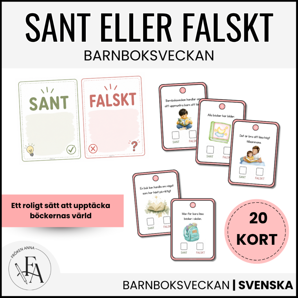 Barnboksveckan | Sant eller falskt?