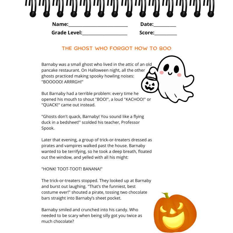 The ghost who forgot how to boo