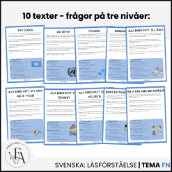 FN | 10 läsförståelsetexter