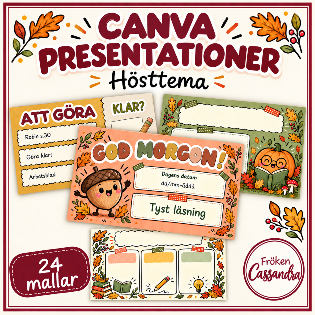 Canva Presentation – hösttema