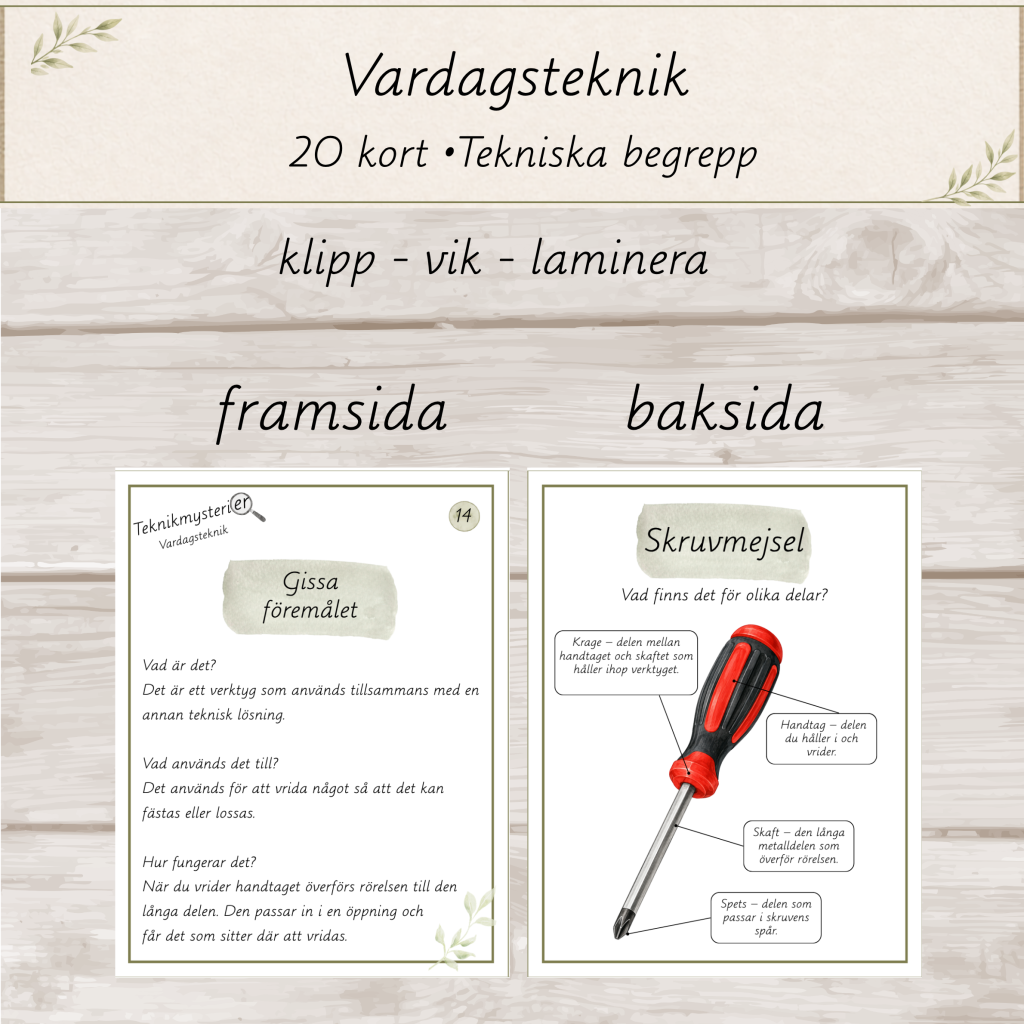 Teknikmysterier – Vardagsteknik