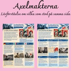 Axelmakterna – Vilka stod på samma sida? | Andra världskriget | Läsförståelse åk 7–9 + facit
