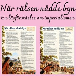När rälsen nådde byn – Imperialismen i Indien | Läsförståelse åk 7–9 med facit