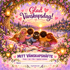 Mitt vänskapshäfte – Sagolika aktiviteter om vänskap, känslor och gemenskap