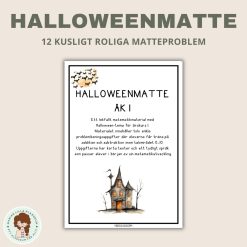 Halloween-matte åk 1