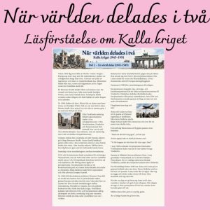 När världen delades i två – Kalla kriget 1945–1991 | Läsförståelse med frågor och facit